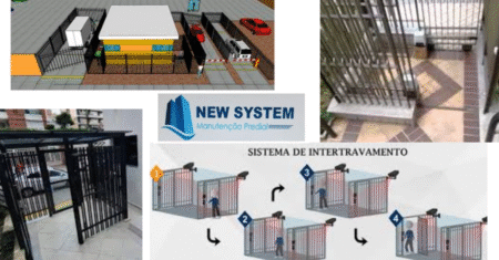 Intertravamento de Portões de Pedestres e Veículos