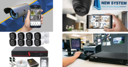 Sistema de Gravação Com Câmera DVR e Acesso Remoto